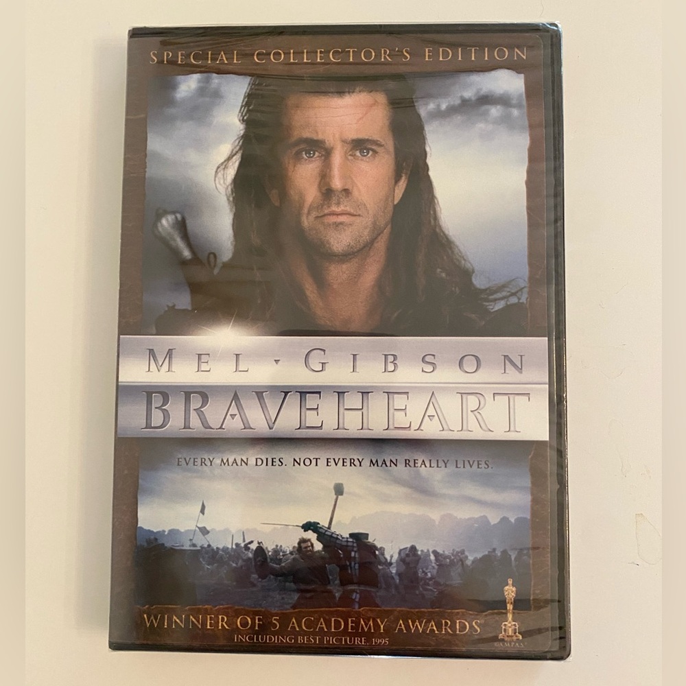 Braveheart DVD. New unopened.